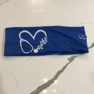 Nurse Headband with mask buttons